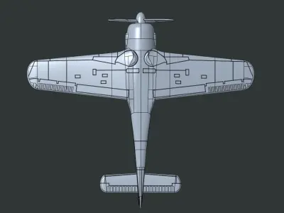 FW190 3D print model