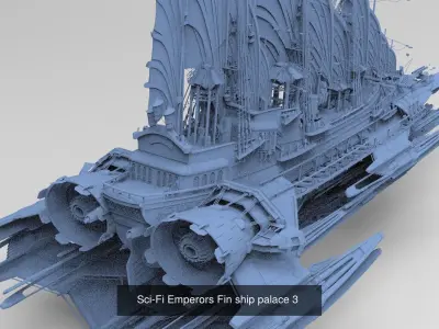 Historical Fantasy Airships 1 3D Model Collection