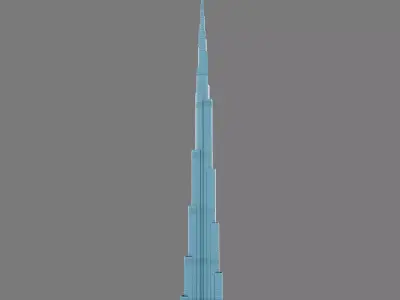 Burj Khalifa 3d Model  3D model