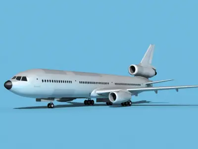 McDonnell Douglas MD-11 Bare Metal 3D model