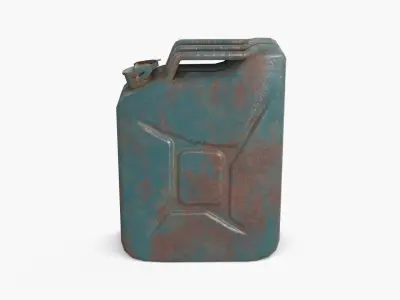 Jerrycan Asset 05 Low-poly 3D model