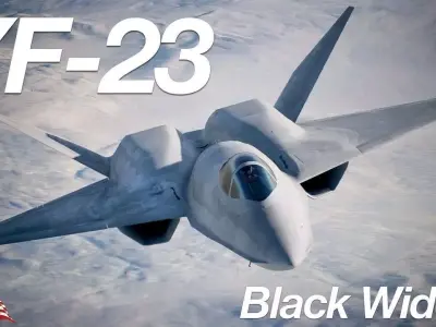 RC 3D Printed YF-23 Black Widow II 3D print model