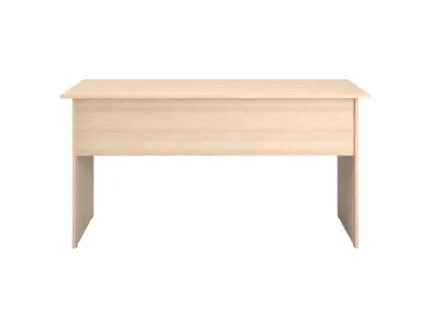 Simple Wooden Table for Office or Classroom 1500x700x760 mm Free low-poly 3D model