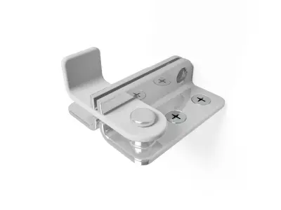 Hinge with lock 3D model