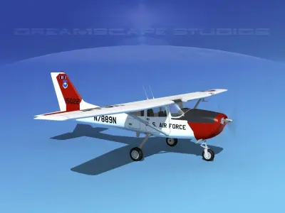 Cessna T-41 Mescalero USAF 3 3D model