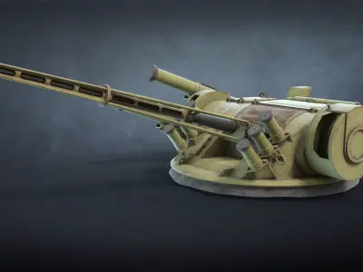 BM-3 Shturm Ukrainian Fighting Module Low-poly 3D model