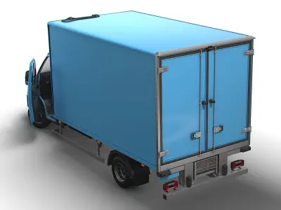 Iveco Dayli Refrigerated HQ Interior 2021 3D model