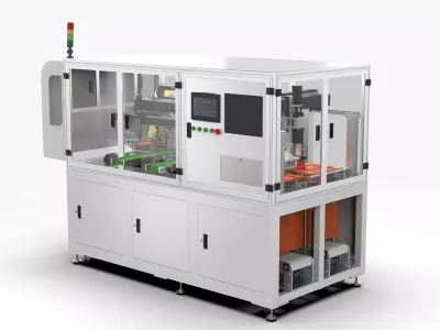 Automatic Glue Cleaning Machine 3D model