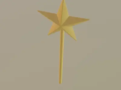 Magical Wand 3D model