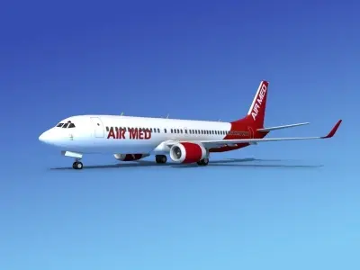 Boeing 737-800 AirMed 3D model