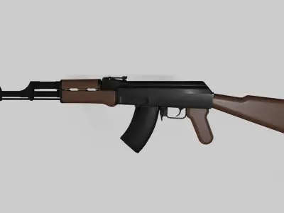 AK47 Gun 3D model purchase