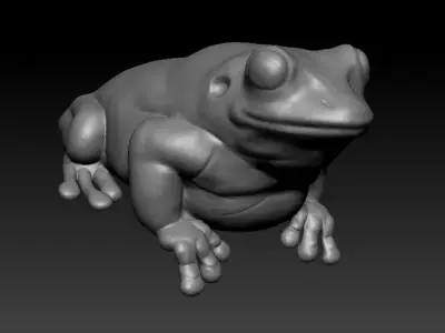 Marvelous Frog sculpt 3D model
