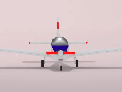 AS202 BRAVO  Low-poly 3D model