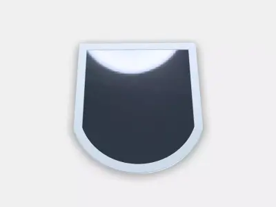 SMYGA Mirror for desk-wall Low-poly 3D model