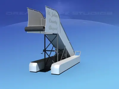 Airport Stairs 2 3D model
