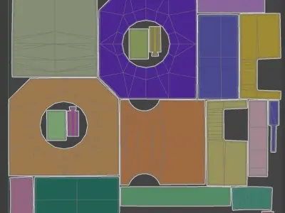 2K PBR Textured Transistor model 2 3D model