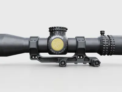 Badger Ordnance Condition One Modular 34mm and 30mm Scope Mount Free low-poly 3D model