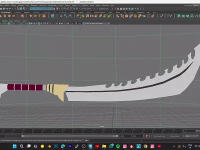Devastator sword model Low-poly 3D model
