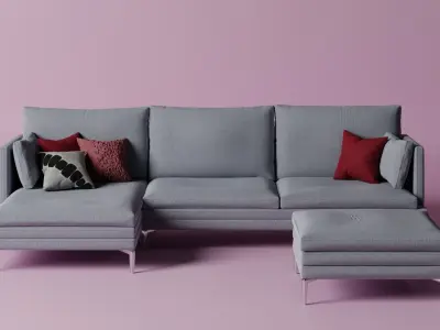 Williams sofa and chair Free 3D model