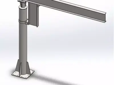 Jib Crane 3D model