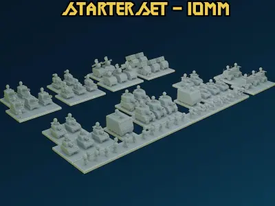 Star Army Starter Set 10mm 3D print model