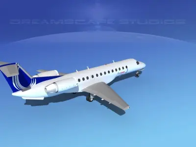 Embraer ERJ-135 Finnair 3D model