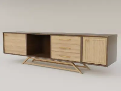 TV Cabinet Free 3D model purchase