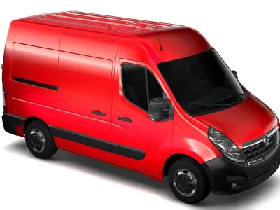 Vauxhall Movano L1H2 Van 2016 3D model