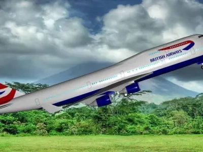 British Airways 747 - 400 3D model