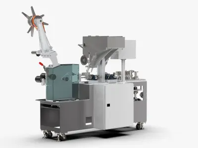 Chopsticks Straw Packing Machine 3D model