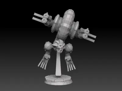 Nautiloid Horror Heavy Carapace 3D print model