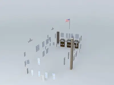 Stn 18 St Paul Minnesota Fire Station 18 built in 1908 Free 3D model