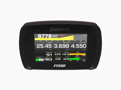 Fueltech FT550 ECU Low-poly 3D model