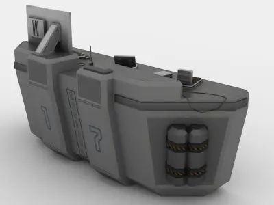 DataOps desk 3D model
