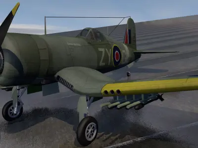 Chance Vought Outlaw Mk-1 3D model