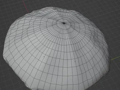 Beach umbrella Free low-poly 3D model purchase