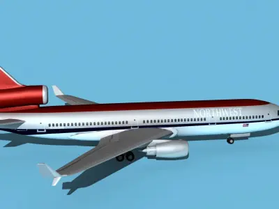 McDonnell Douglas MD-11 Northwest 3D model