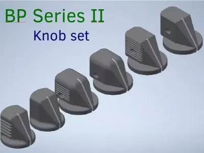 PB Series II Knob Set 3D print model