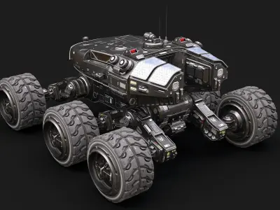 Mars Rover 3D model