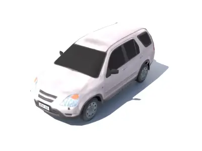 Honda SUV low poly Low-poly 3D model