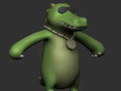 Party Animals Free low-poly 3D model