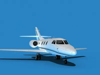 Dassault Falcon 10 V12 3D model