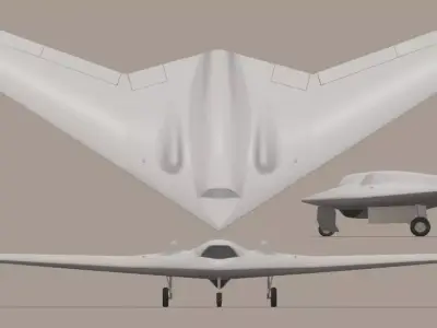 Lockheed Martin RQ-170 Sentinel 3D model