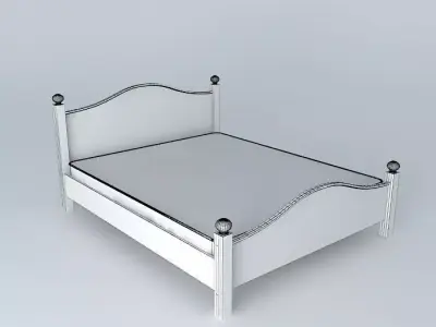 bed Free 3D model purchase