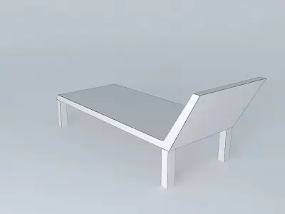 Chaise-longue lounge chair Free 3D model