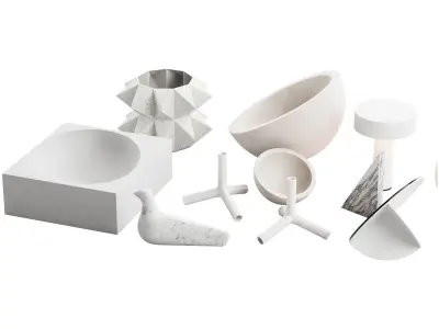 022 WHITE decorative pack PART 2 3D model