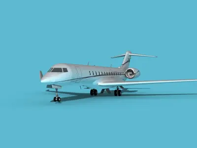 Bombardier Global 7000 V02 3D model