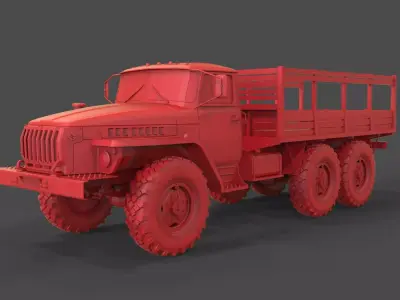 Ural 4320 3D print model