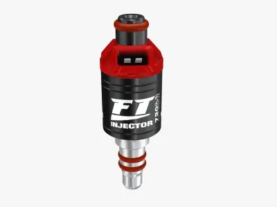 FuelTech Injector 720lb Low-poly 3D model