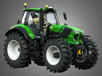 Deutz - Fahr 7 Series - 8280 TTV Tractor 3D model
